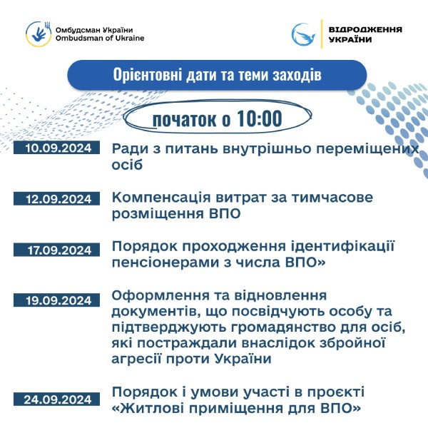 Онлайн заходи для осіб, які постраждали внаслідок  збройної агресії проти України